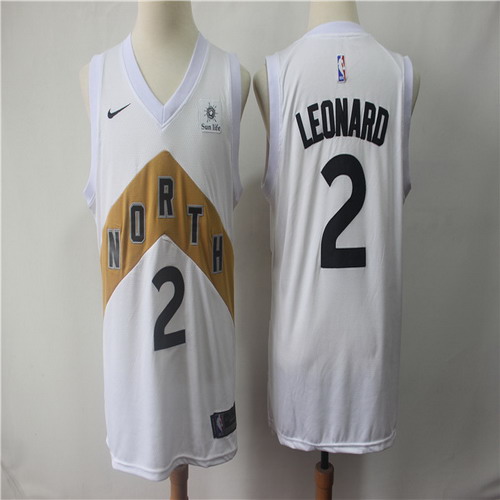 Personalized Spurs 2 Kawhi Leonard White City Edition Swingman Jersey