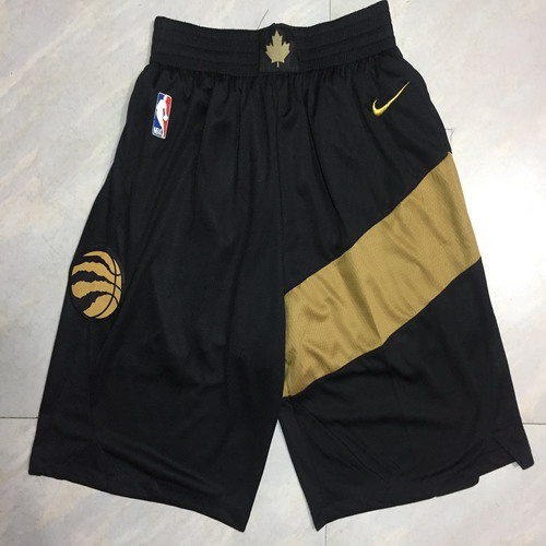 Personalized Raptors Black 2018-19 City Edition Shorts