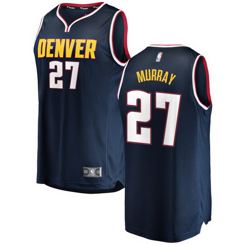 Personalized Nuggets 27 Jamal Murray Navy Swingman Jersey
