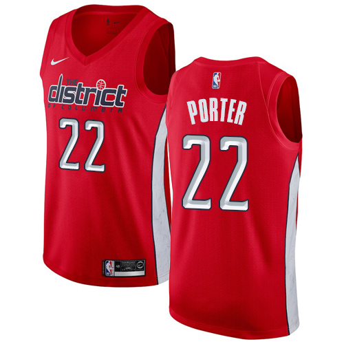 Personalized Wizards #22 Otto Porter Red NBA Swingman Earned Edition Jersey