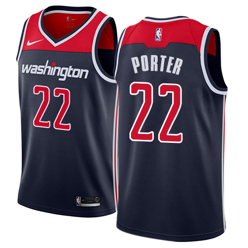 Personalized Wizards #22 Otto Porter Navy Blue NBA Swingman Statement Edition Jersey