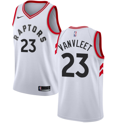 Personalized Raptors #23 Fred VanVleet White NBA Swingman Association Edition Jersey