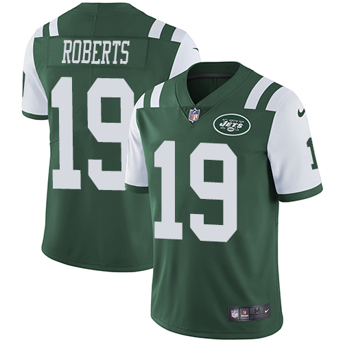 Personalized Jets #19 Andre Roberts Green Team Color Men’s Stitched NFL Untouchable Limited Jersey