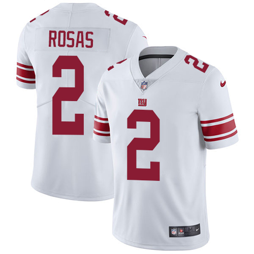 Personalized Giants #2 Aldrick Rosas White Men’s Stitched NFL Untouchable Limited Jersey