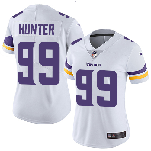 Personalized Vikings #99 Danielle Hunter White Women’s Stitched NFL Untouchable Limited Jersey