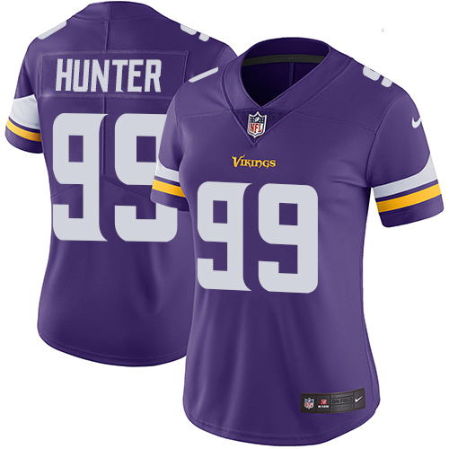 Personalized Vikings #99 Danielle Hunter Purple Team Color Women’s Stitched NFL Untouchable Limited Jersey