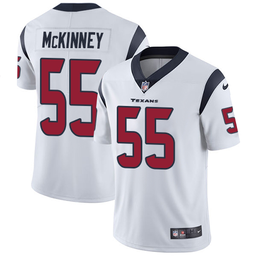 Personalized Texans #55 Benardrick McKinney White Youth Stitched NFL Untouchable Limited Jersey