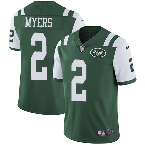 Personalized Jets #2 Jason Myers Green Team Color Youth Stitched NFL Untouchable Limited Jersey