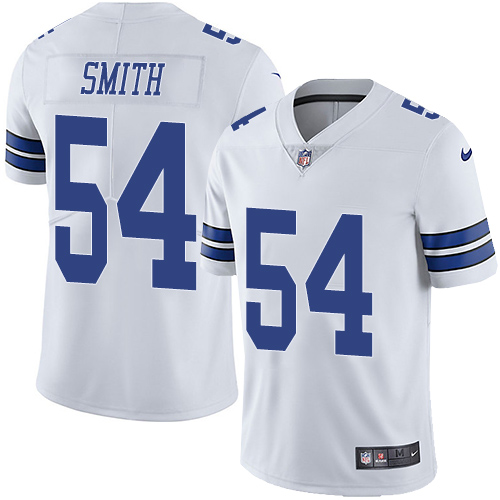 Personalized Cowboys #54 Jaylon Smith White Youth Stitched NFL Untouchable Limited Jersey