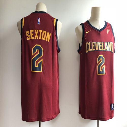 Personalized Cavaliers 2 Collin Sexton Burgundy Swingman Jersey