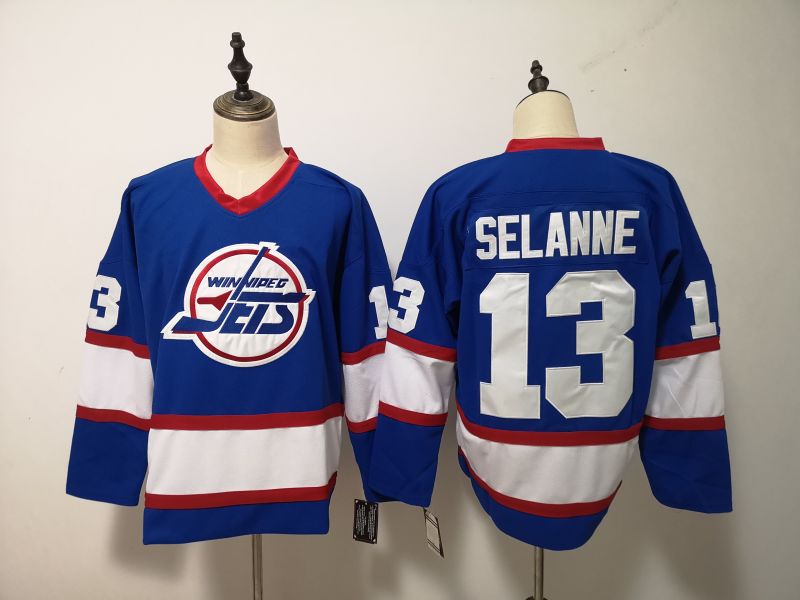 Personalized Jets #13 Teemu Selanne Jersey