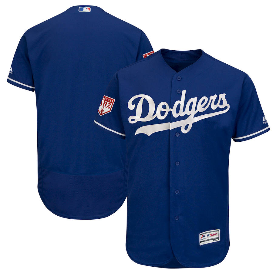 Personalized Dodgers Royal 2019 Spring Training Flexbase Jersey