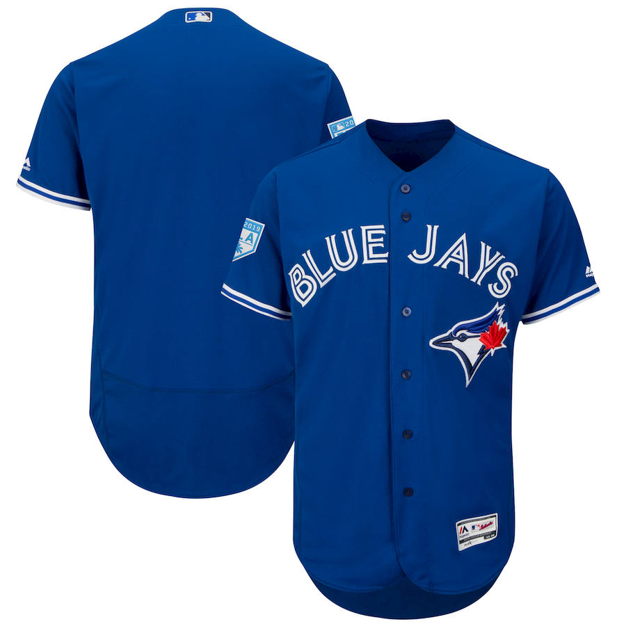 Personalized Blue Jays Royal 2019 Spring Training Flexbase Jersey