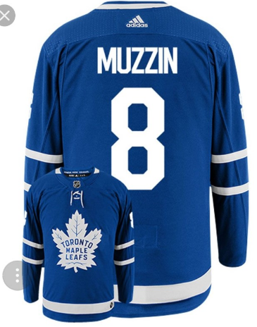 Personalized Maple Leafs #8 Jake Muzzin Blue Jersey