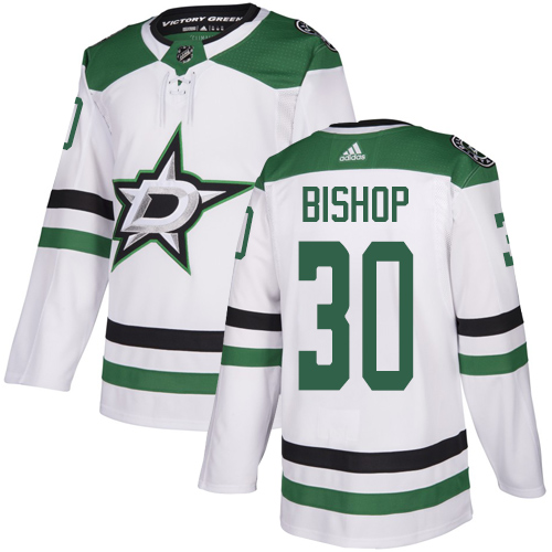 Personalized Stars #30 Ben Bishop White Road Authentic Stitched Hockey Jersey