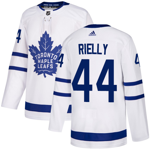 Personalized Maple Leafs #44 Morgan Rielly White Road Authentic Stitched Hockey Jersey