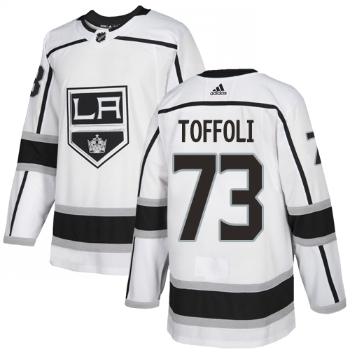 Personalized Kings #73 Tyler Toffoli White Road Authentic Stitched Hockey Jersey