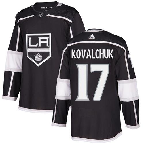 Personalized Kings #17 Ilya Kovalchuk Black Home Authentic Stitched Hockey Jersey