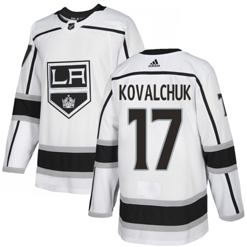 Personalized Kings #17 Ilya Kovalchuk White Road Authentic Stitched Hockey Jersey