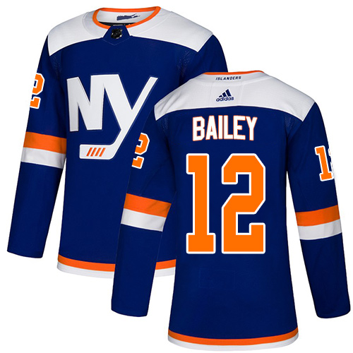 Personalized Islanders #12 Josh Bailey Blue Alternate Authentic Stitched Hockey Jersey