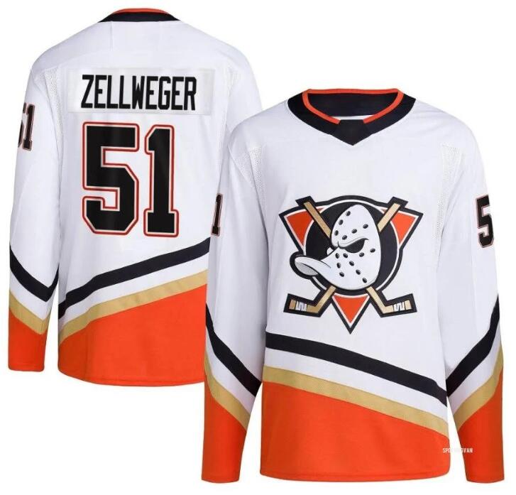 Personalized Men’s Anaheim Ducks #51 Olen Zellweger Authentic White Jersey