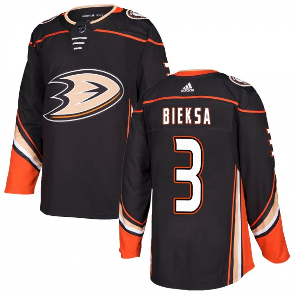 Personalized Men’s # 3 Kevin Bieksa Anaheim Ducks Home Jersey – Authentic Black