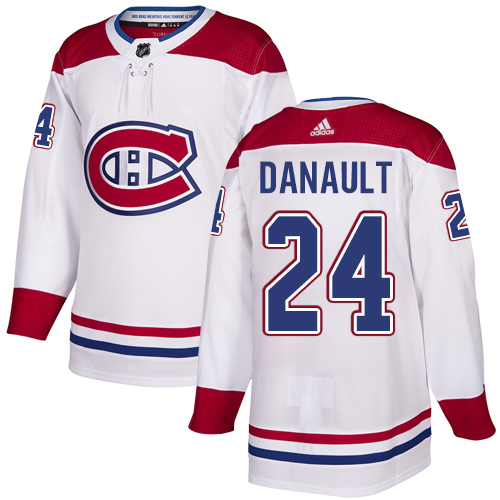 Personalized Canadiens #24 Phillip Danault White Road Authentic Stitched Hockey Jersey