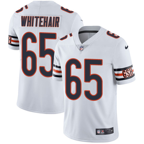 Personalized Bears #65 Cody Whitehair White Men’s Stitched Football Untouchable Limited Jersey
