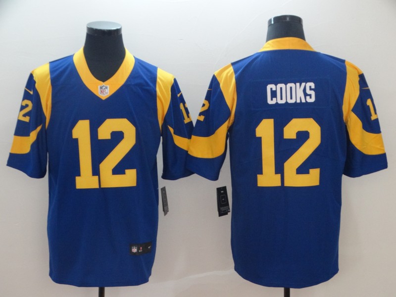 Personalized Rams 12 Brandin Cooks Royal Alternate Untouchable Limited Jersey