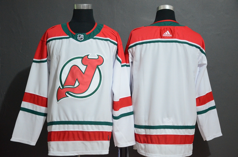 Personalized Devils White Alternate Breakaway Jersey