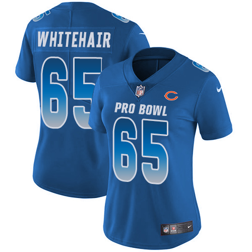 Personalized Bears #65 Cody Whitehair Royal Women’s Stitched Football Limited NFC 2019 Pro Bowl Jersey