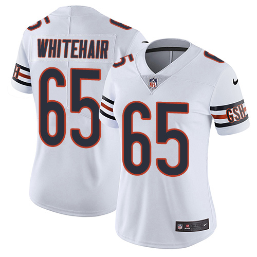 Personalized Bears #65 Cody Whitehair White Women’s Stitched Football Untouchable Limited Jersey