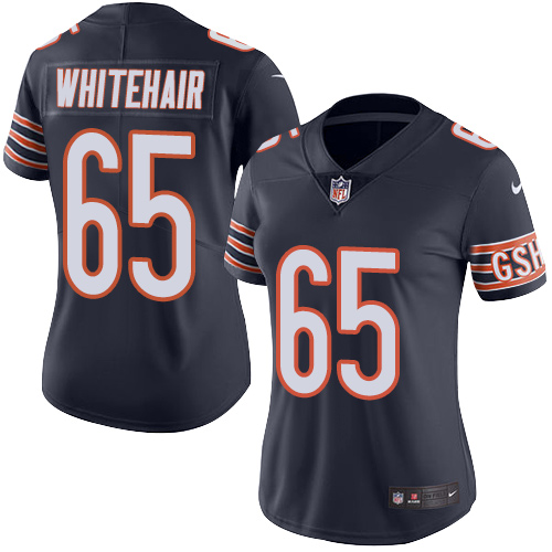 Personalized Bears #65 Cody Whitehair Navy Blue Team Color Women’s Stitched Football Untouchable Limited Jersey