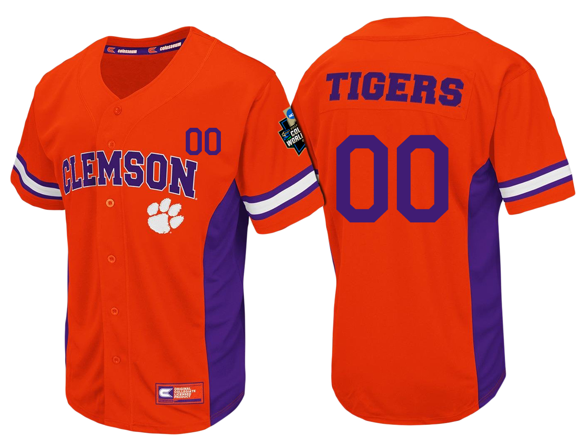 Personalized Custom Clemson Tigers College Baseball Jersey