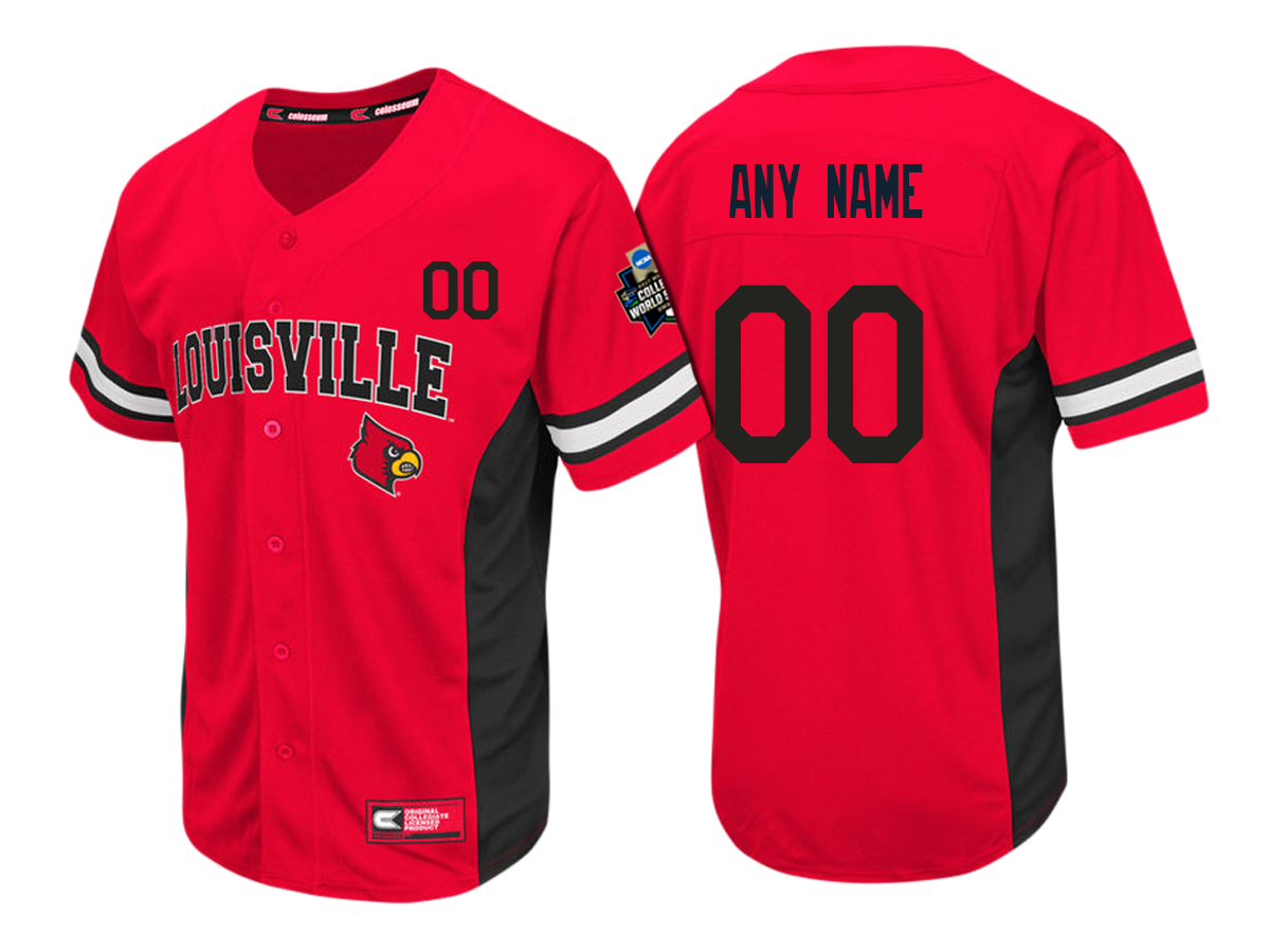 Personalized Custom Louisville Cardinals College Baseball Jersey