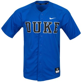 Personalized Custom Duke Blue Devils Royal College Baseball Jersey