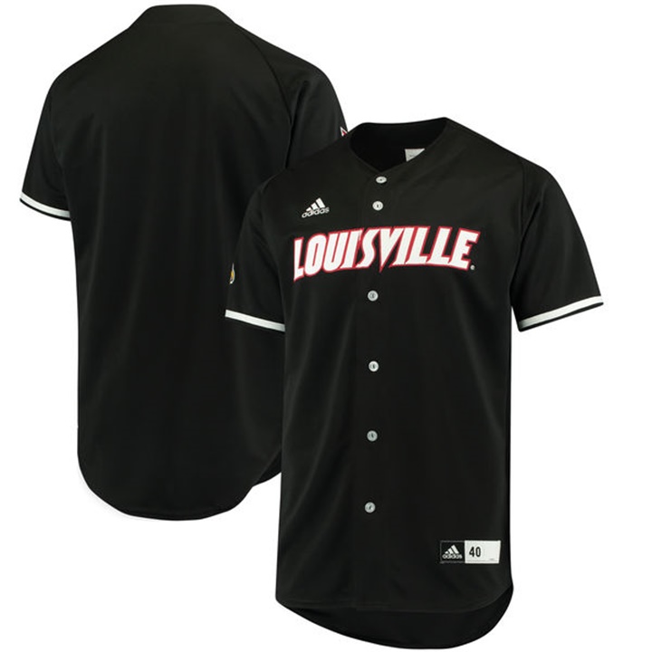 Personalized Custom Louisville Cardinals Black NCAA Baseball Jersey