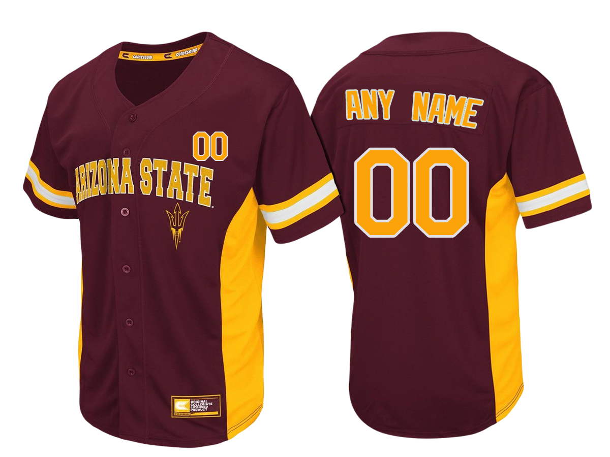 Personalized Custom Arizona State Sun Devils College Baseball Jersey