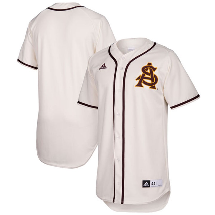 Personalized Custom Arizona State Sun Devils Tan NCAA Baseball Jersey