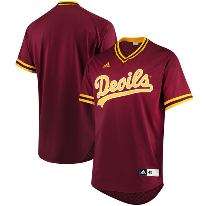 Personalized Custom Arizona State Sun Devils Maroon NCAA Baseball Jersey