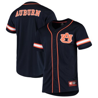Personalized Custom Colosseum Auburn Tigers Navy Play Ball Baseball Jersey