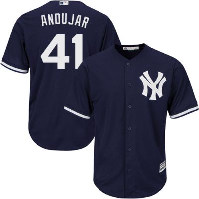 Personalized Youth New York Yankees Miguel Andujar #41 Navy Blue Jersey