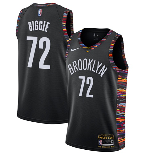 Personalized Nets #72 Biggie Black Basketball Swingman Music Edition Jersey