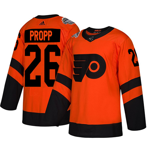 Personalized Flyers #26 Brian Propp Orange Authentic 2019 Stadium Series Stitched Hockey Jersey
