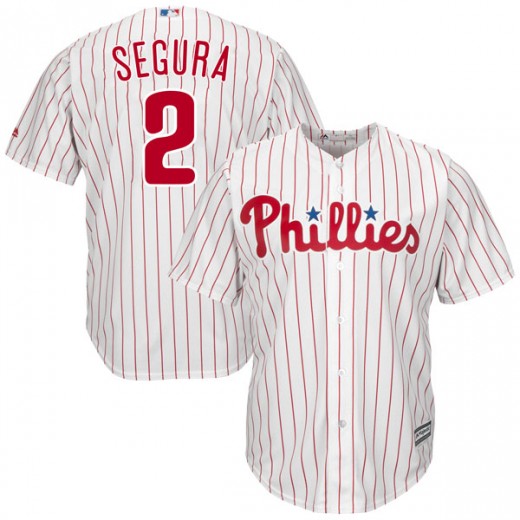Personalized Youth Philadelphia Phillies #2 Jean Segura White Jersey