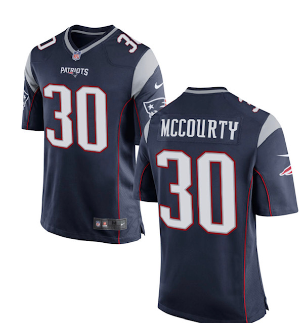 Personalized Patriots #30 Jason McCourty Blue limited Jersey