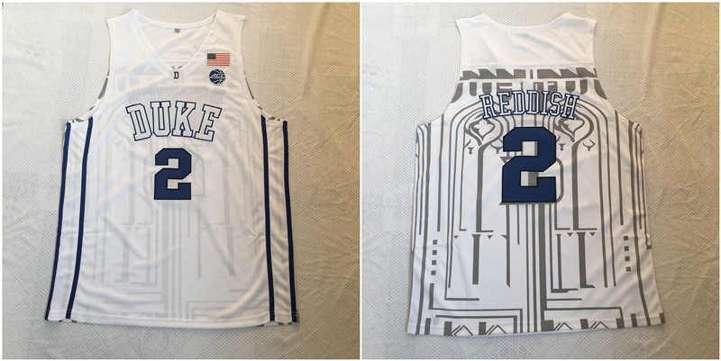 Personalized Duke Blue Devils 2 Cam Reddish White College Basketball Jersey