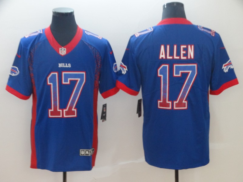 Personalized Bills 17 Josh Allen Royal Drift Fashion Limited Jersey