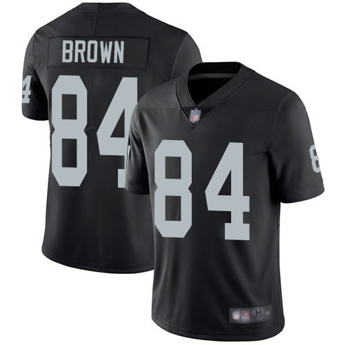 Personalized Raiders #84 Antonio Brown Black Team Color Youth Stitched Football Untouchable Limited Jersey