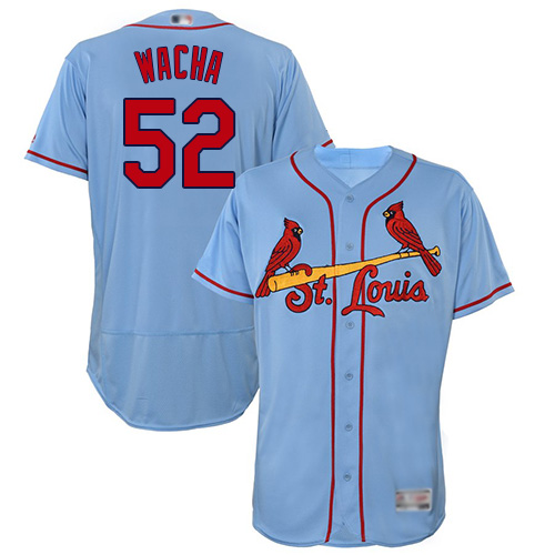 Personalized Cardinals #52 Michael Wacha Light Blue Flexbase Authentic Collection Stitched Baseball Jersey